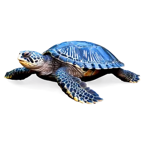 Vibrant Leatherback Turtle Art PNG 06292024