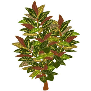 Vibrant Leaves Tree Illustration