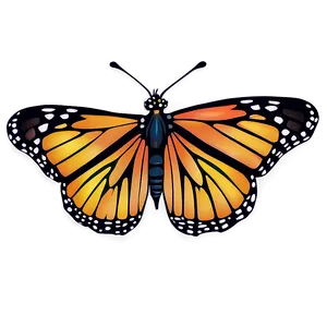 Vibrant Monarch Butterfly Png 87 PNG image