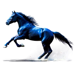 Vibrant Mustang Horse Splash PNG 06262024