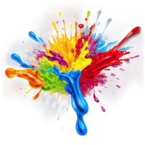 Vibrant Paint Splash Png 25 PNG image