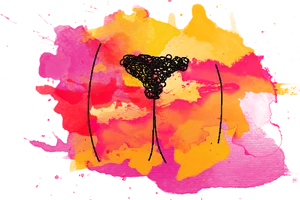 Vibrant Paint Splatter Artwork