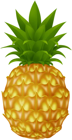 Vibrant Pineapple Graphic PNG image