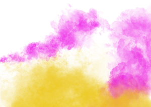 Vibrant_ Pink_and_ Yellow_ Watercolor_ Splash PNG