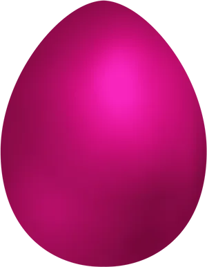 Vibrant Pink Egg Shaped Gradient PNG