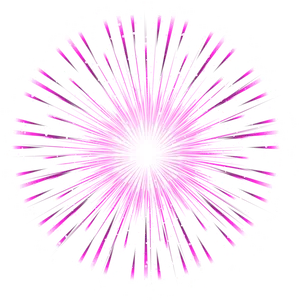 Vibrant Pink Firework Explosion PNG image