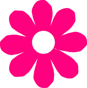 Vibrant_ Pink_ Flower_ Graphic PNG image