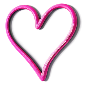 Vibrant Pink Heart Design Png Bvb68 PNG image