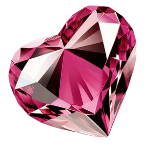 Vibrant Pink Heart Diamond Symbol PNG Lwh57 PNG