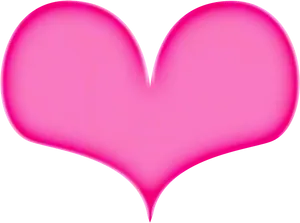 Vibrant_ Pink_ Heart_ Graphic PNG image