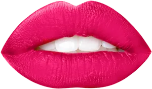Vibrant_ Pink_ Lips_ Closeup.png PNG image