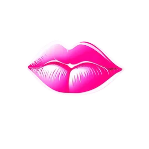 Vibrant Pink Lips Illustration Png 44 PNG image