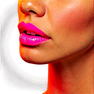 Vibrant Pink Lips Illustration Png 69 PNG image