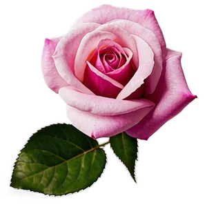 Vibrant Pink Rose PNG Wxf