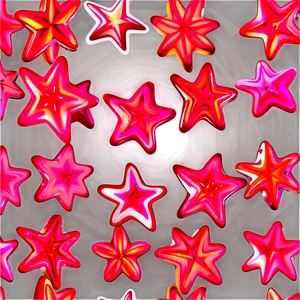 Vibrant Pink Stars PNG Hrp31 PNG