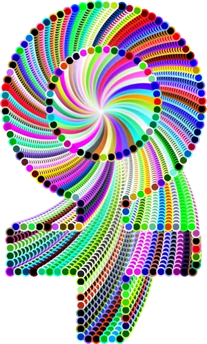 Vibrant_ Psychedelic_ Spiral_ Artwork PNG image
