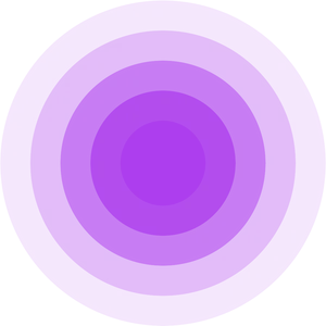 Vibrant Purple Circle Graphic PNG image