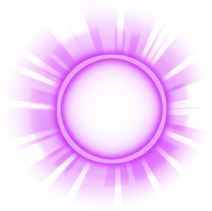 Vibrant Purple Energy Circle PNG image