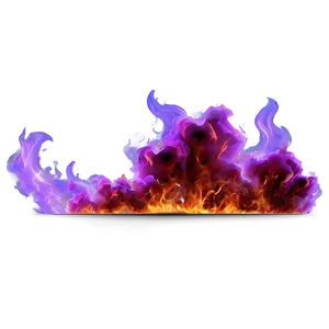 Vibrant Purple Fire Png 06252024 PNG image