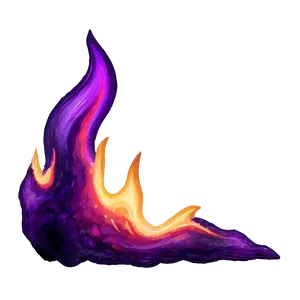 Vibrant Purple Fire Png 06252024 PNG image