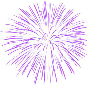 Vibrant Purple Firework Display PNG image