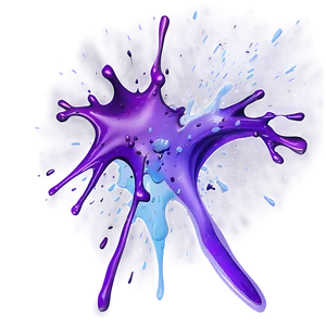 Vibrant Purple Rain Splash PNG Bxk44 PNG