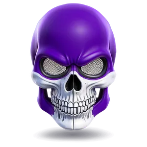 Vibrant Purple Skull Trooper Illustration Png 06202024 PNG image