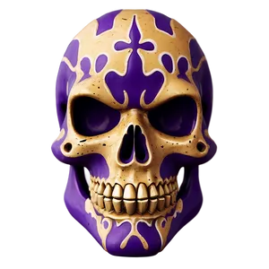 Vibrant Purple Skull Trooper Illustration Png 06202024 PNG image