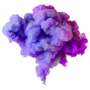 Vibrant Purple Smoke Design PNG 25 PNG
