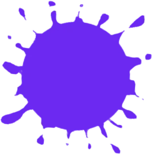 Vibrant Purple Splash Pattern PNG
