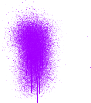 Vibrant Purple Spray Paint Drip PNG image