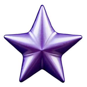 Vibrant Purple Star Graphic PNG 42
