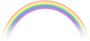 Vibrant Rainbow Arc PNG