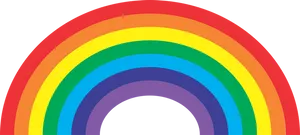 Vibrant Rainbow Illustration PNG image