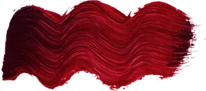 Vibrant Red Brushstroke Texture PNG image