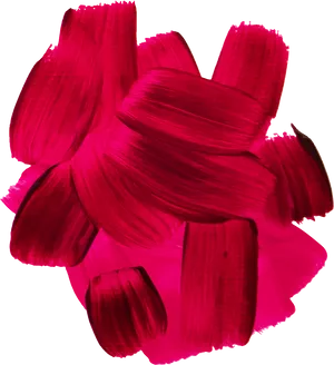 Vibrant Red Brushstroke Texture PNG image