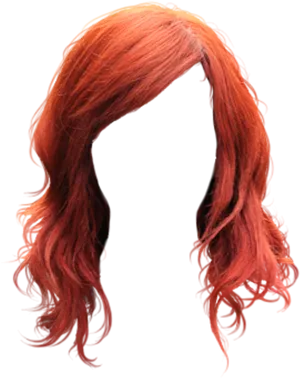 Vibrant Red Hair Texture