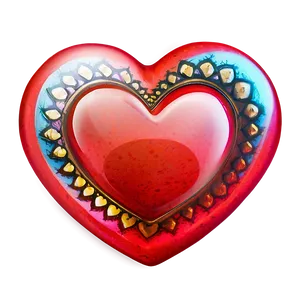 Vibrant Red Heart Emoji Png Dmr61 PNG image