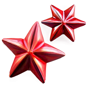 Vibrant Red Star Png 05232024 PNG image