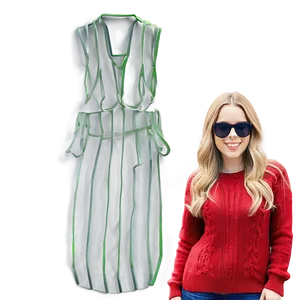 Vibrant Red Sweater PNG Dba