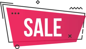 Vibrant Sale Banner Design PNG image