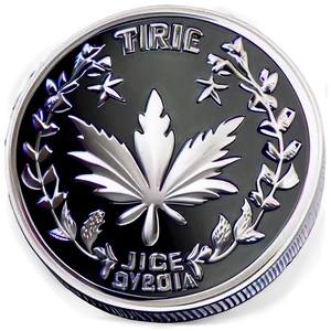 Vibrant Silver Coin PNG 06272024