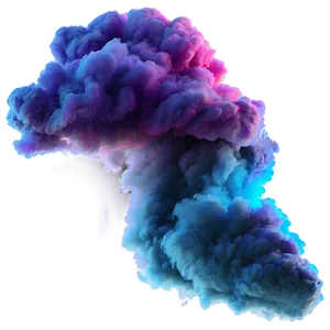 Vibrant Smoke Cloud PNG Una39 PNG