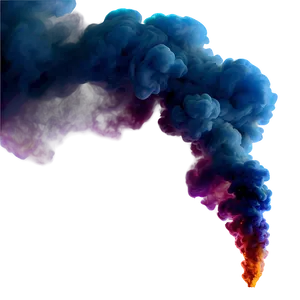 Vibrant Smoke Plume Texture Png 06132024 PNG image