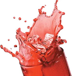 Vibrant Soda Splash PNG image