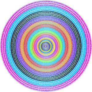 Vibrant Spiral Circle Pattern Background PNG image