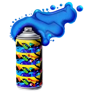 Vibrant Spray Paint PNG Tdy