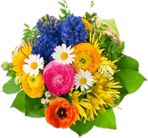 Vibrant_ Spring_ Flower_ Bouquet.png PNG image