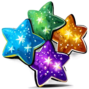 Vibrant Star Cute PNG 55 PNG