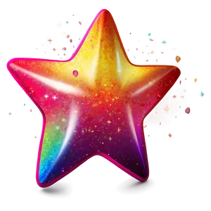 Vibrant Star Cute PNG 89